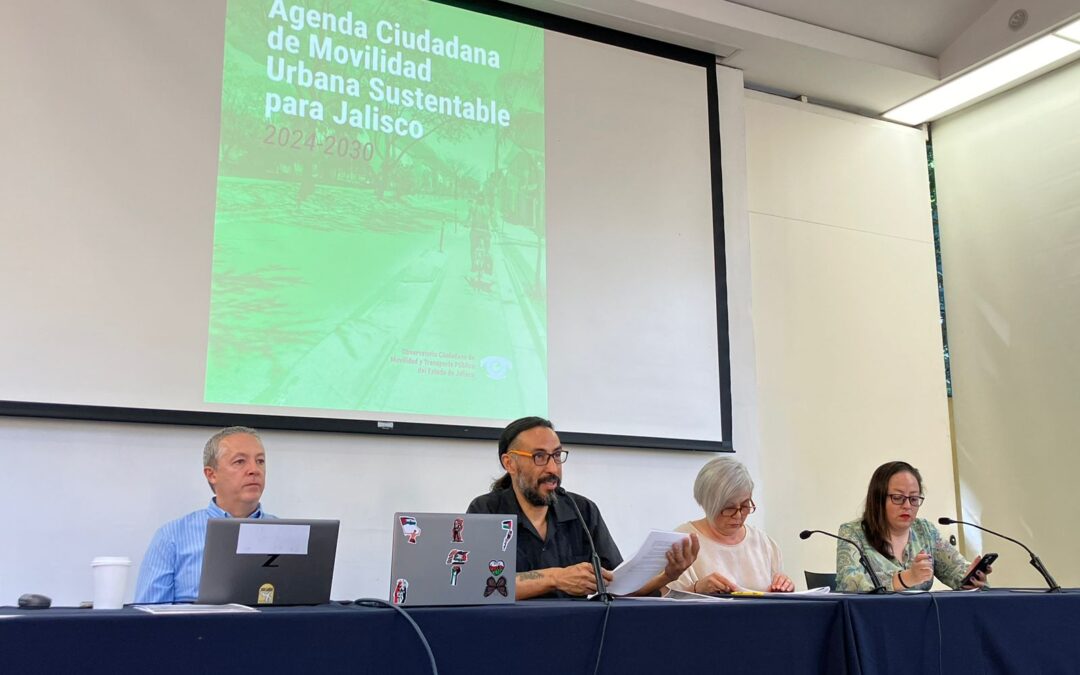 Agenda Ciudadana de Movilidad Urbana Sustentable para Jalisco 2024-2030